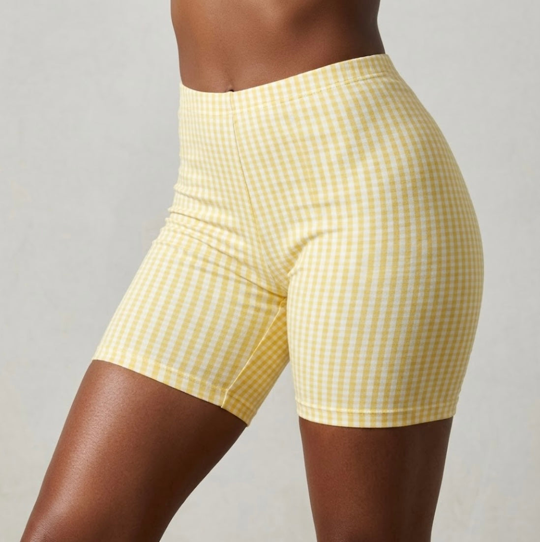 Yellow Striped Winnie Shorts