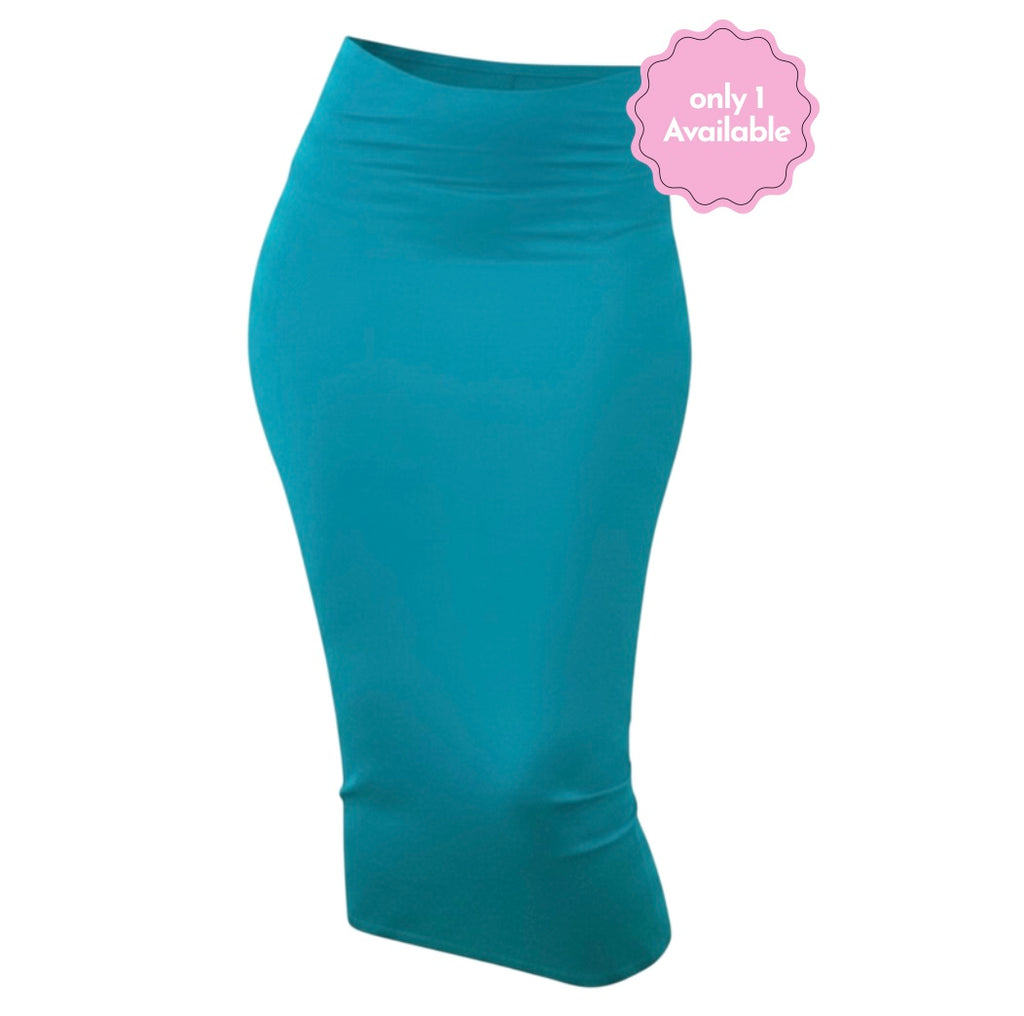 Tender Teal Midi House Skirt (only 1 left)