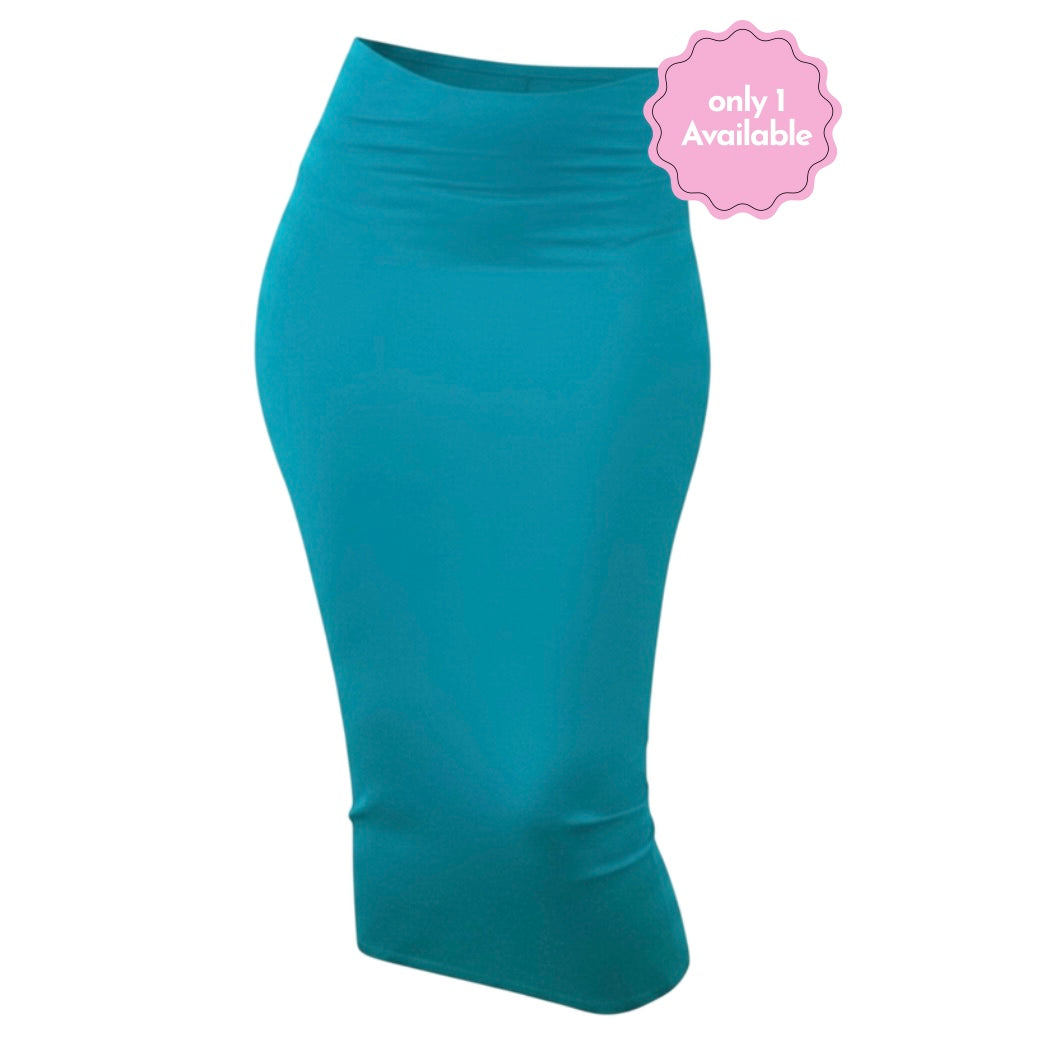 Tender Teal Midi House Skirt (only 1 left)