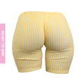 Yellow Striped Winnie Shorts