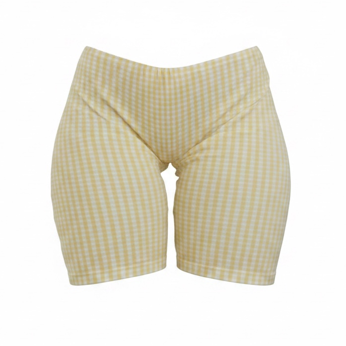 Yellow Striped Winnie Shorts